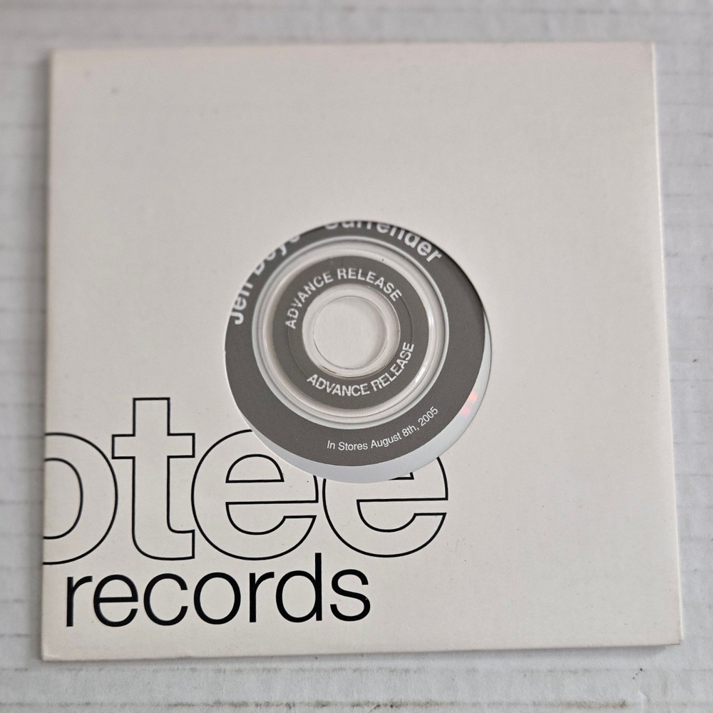 Jeff Deyo Surrender Advance Promo CD 2005 Gotee Records Sonicflood Unreleased
